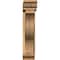 Ekena Millwork Funston Traditional Rough Sawn Bracket w/ Offset Brace, Western Red Cedar, 6"W x 24"D x 28"H BKT0604X24X28FST01RWR - alternate 2